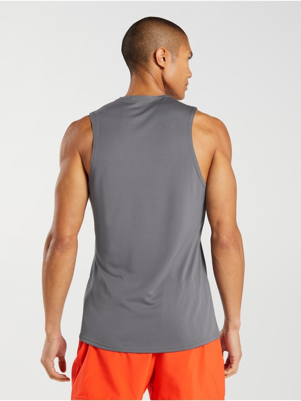 Gymshark Men’s Gray Performance Tank Top - Picture 3 of 8